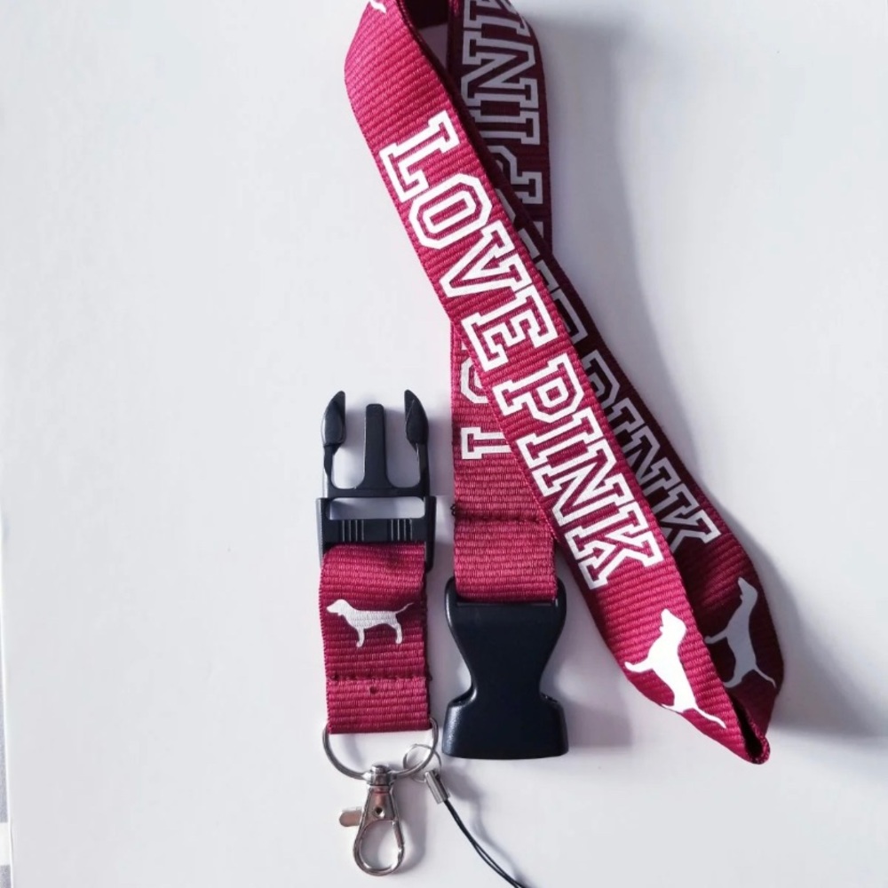 vs pink lanyard